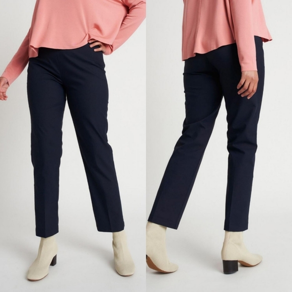 Kit and Ace Pants - Kit and Ace Navigator All Day Ankle Pant navy blue size 6
